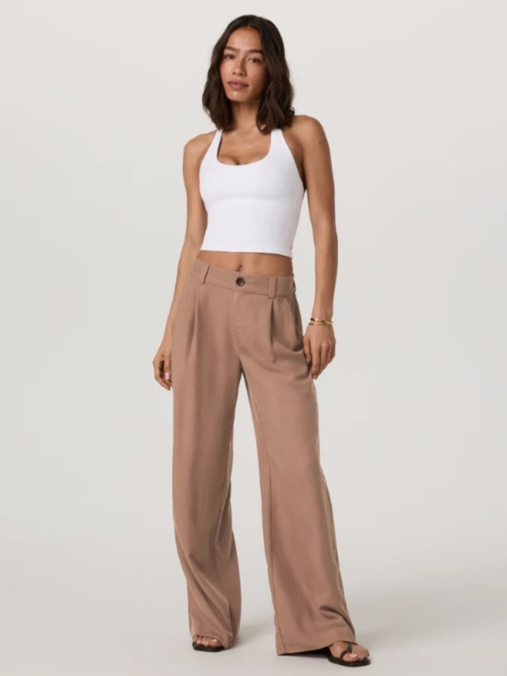 Vuori Trestles Twill Wideleg Pants Nutmeg Size XS NWT